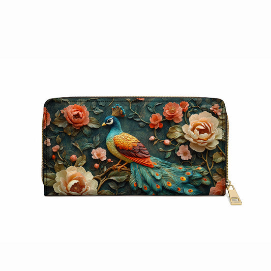  Leather Clutch Purse With Wristlet Strap Handle Timeless Splendor