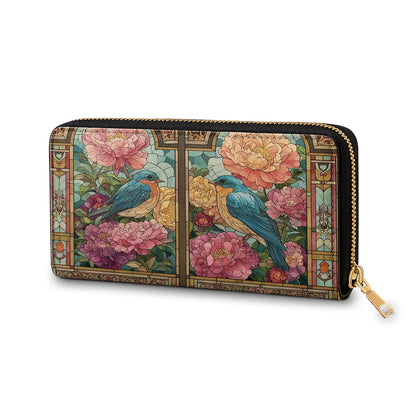  Leather Clutch Purse With Wristlet Strap Handle The Quiet Window