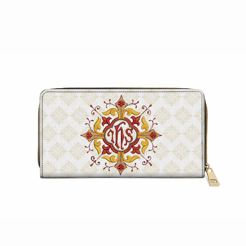  Leather Clutch Purse With Wristlet Strap Handle Divine Grace