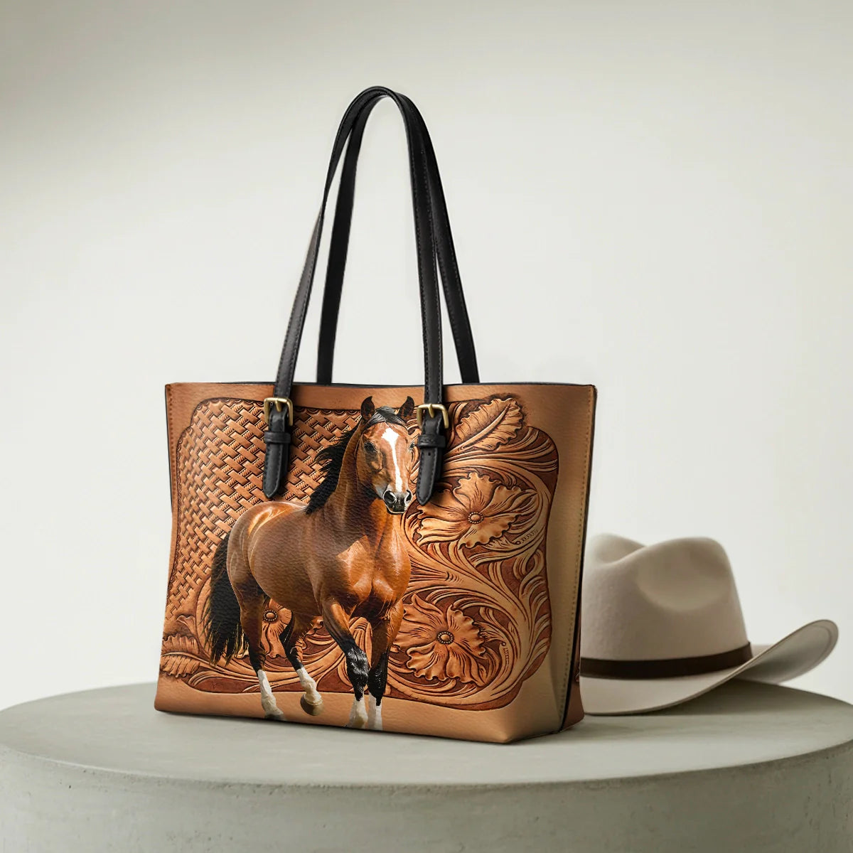  Horse Legacy Leather Tote Bag