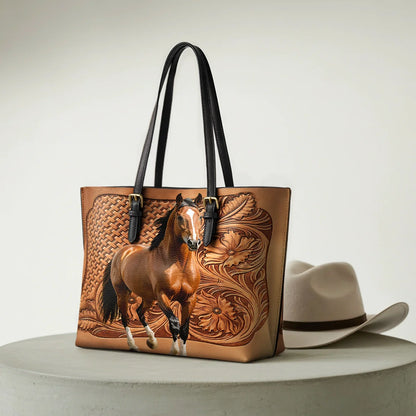  Horse Legacy Leather Tote Bag