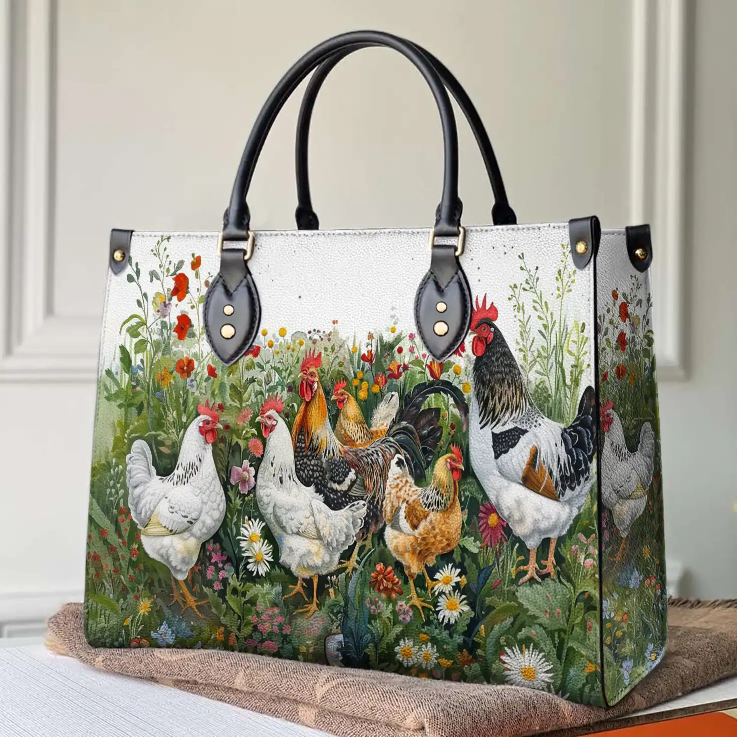  Leather Bag Elegant Chicken