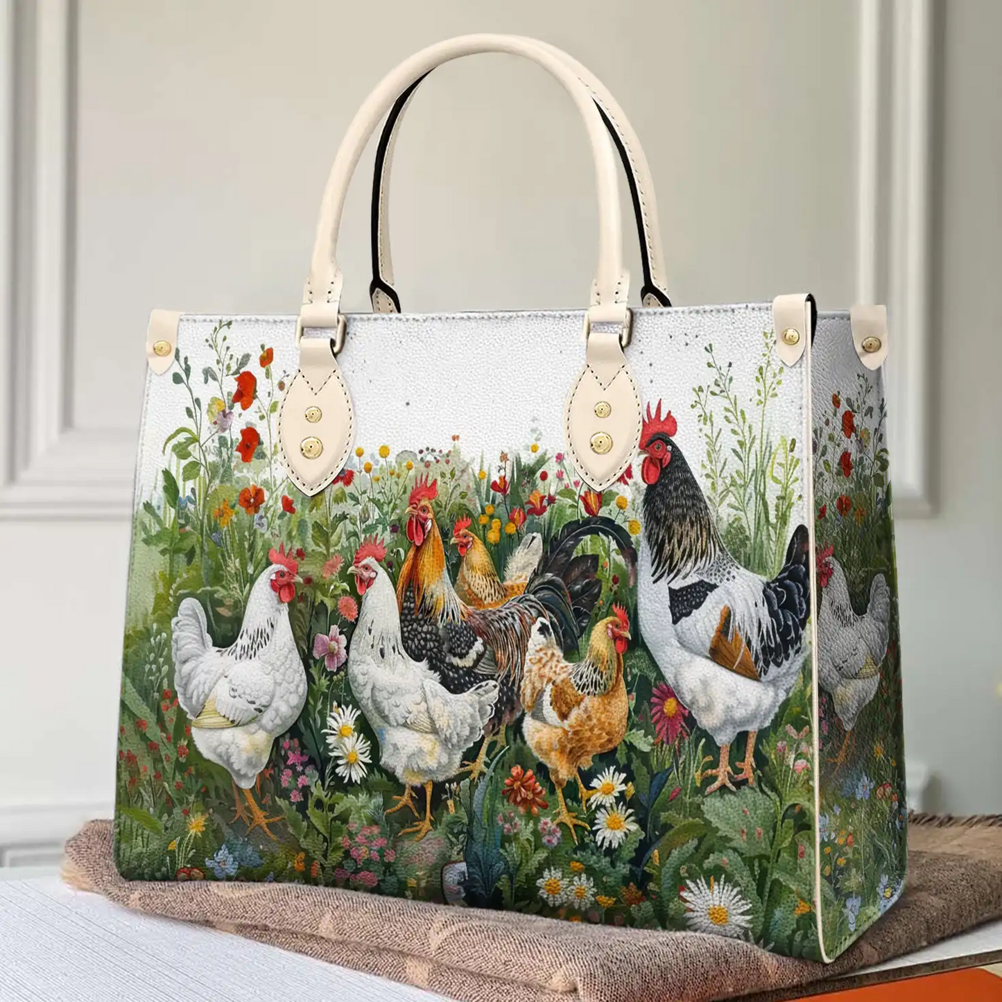  Leather Bag Elegant Chicken