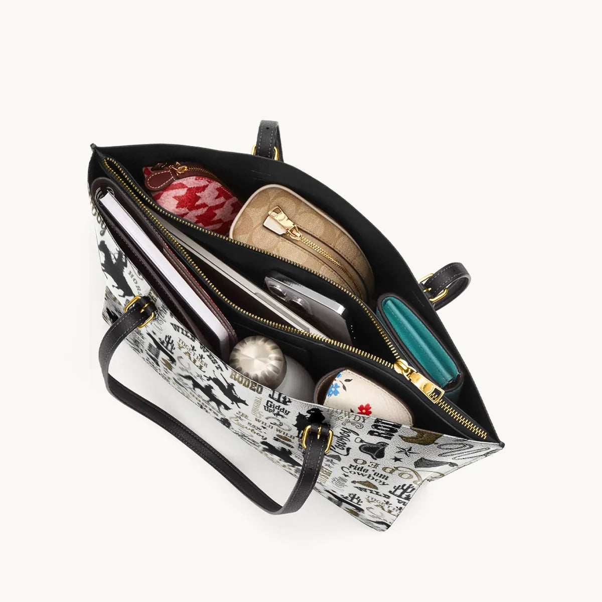  Rodeo Spirit Leather Tote Bag
