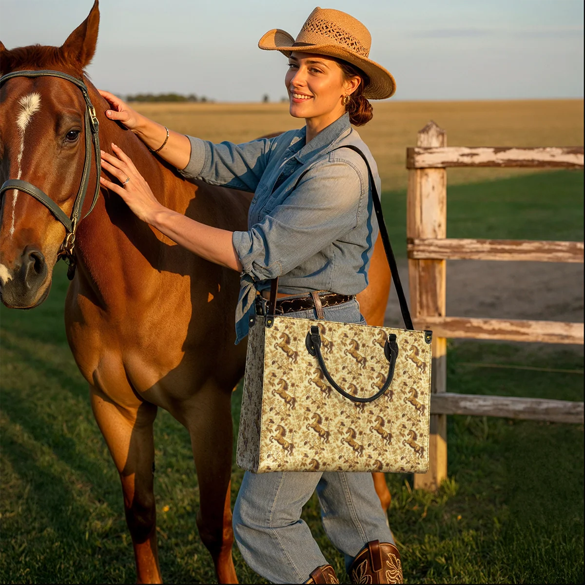  Bronze Meadow Leather Bag