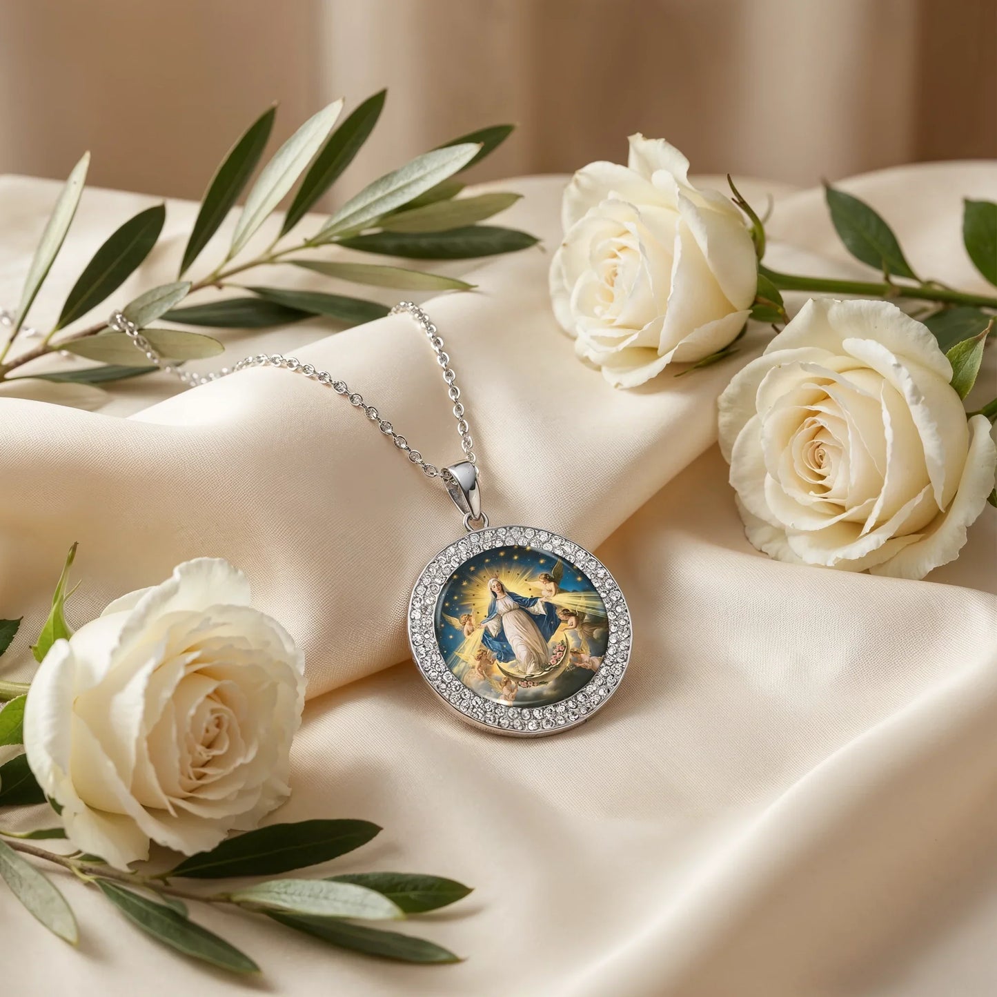 Necklace Heavenly Grace Medallion