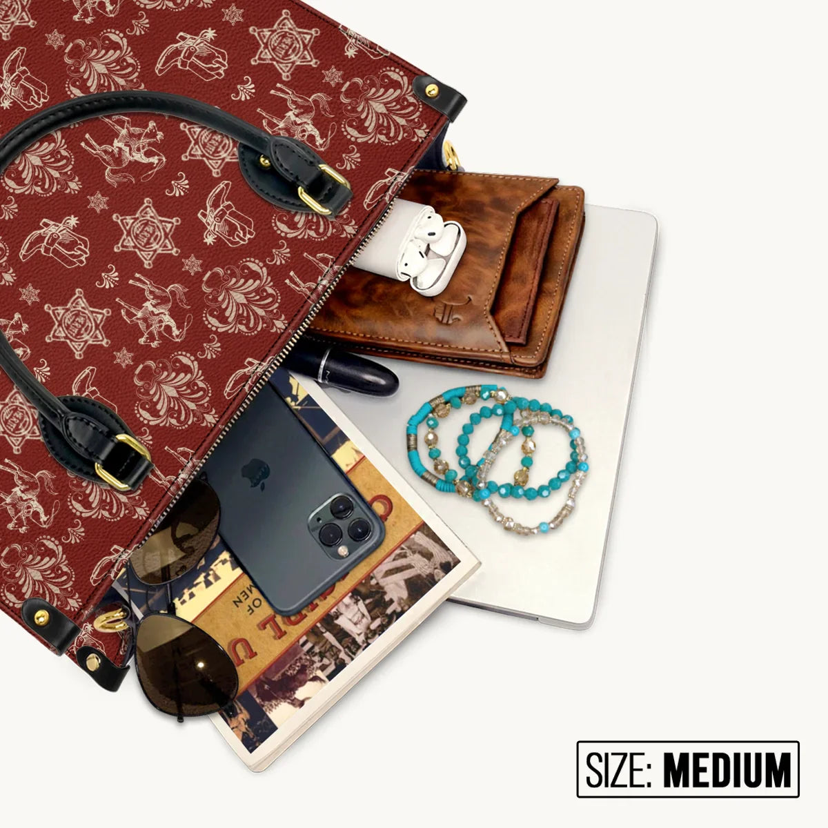  Rodeo Rouge Leather Bag