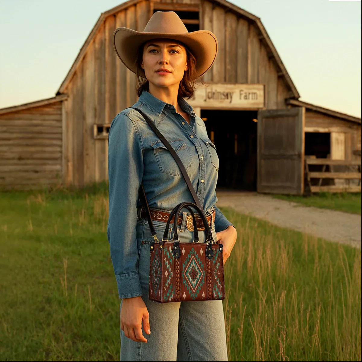  Sundance Echo Leather Bag
