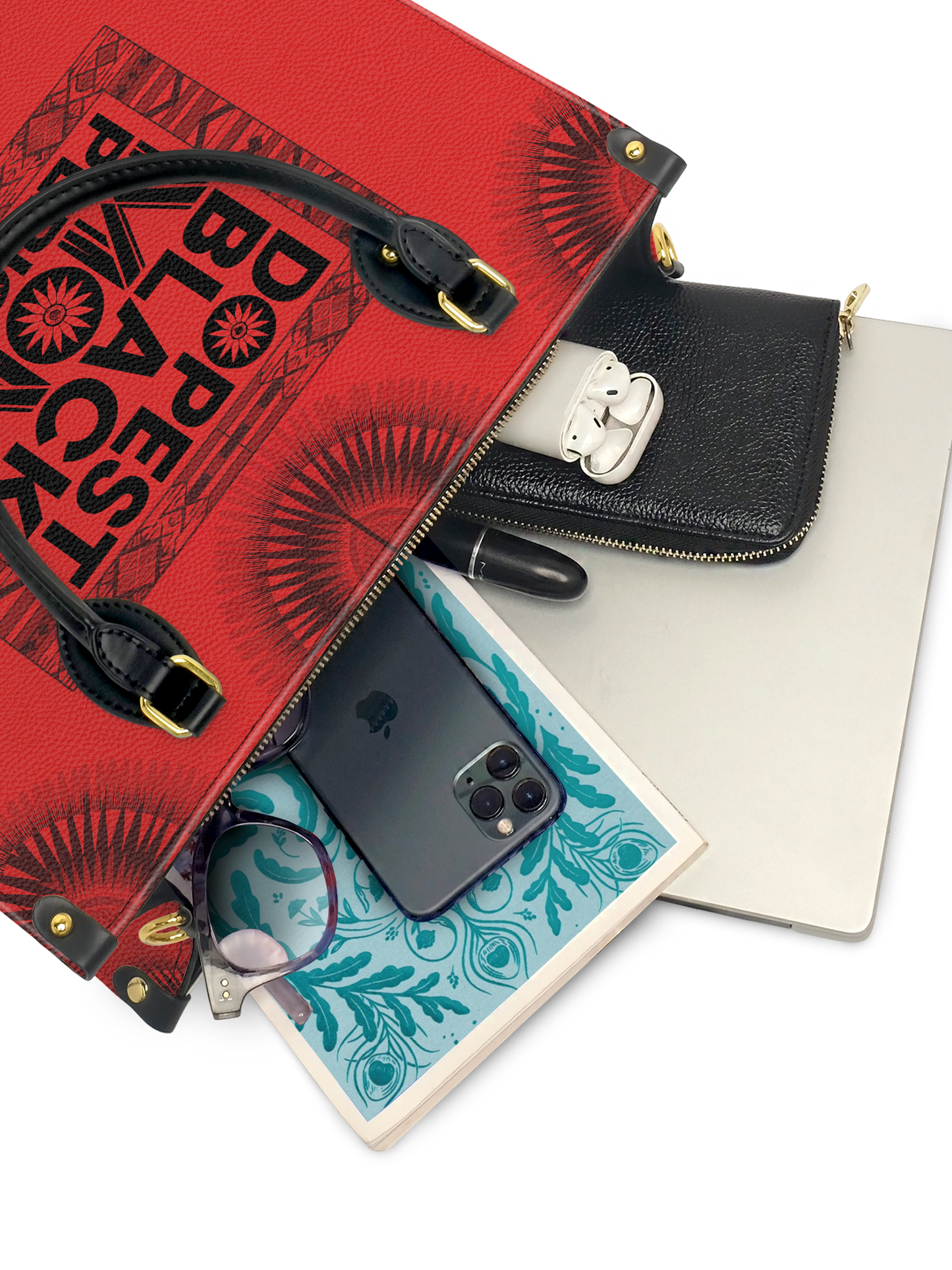 "Tajimom" Leather Handbag