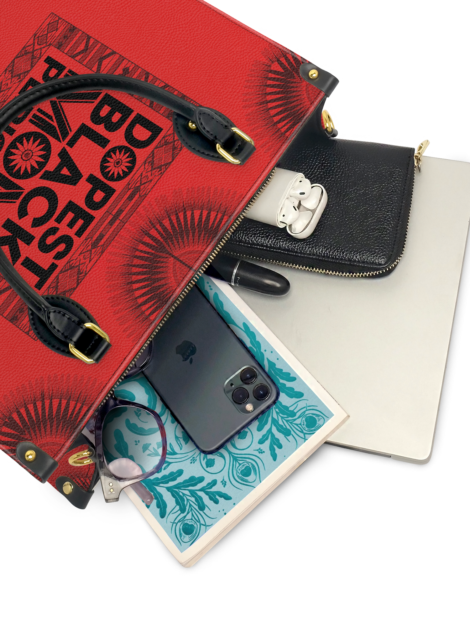 "Tajimom" Leather Handbag