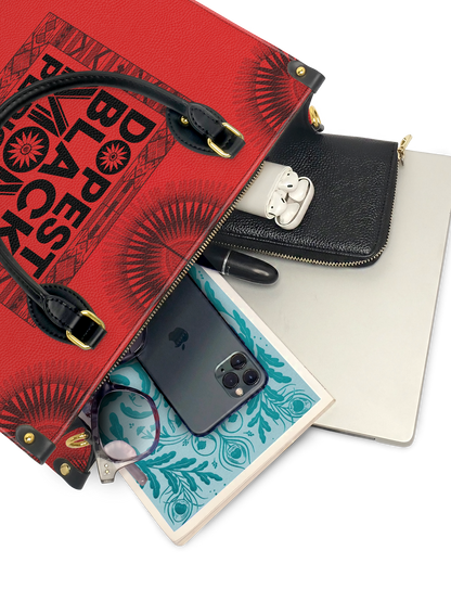 "Tajimom" Leather Handbag