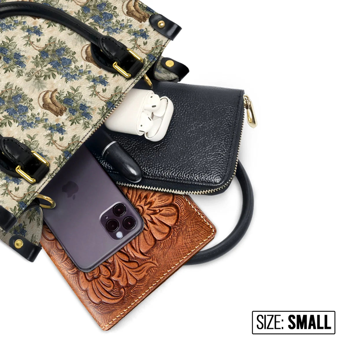  Texan Bloom Leather Bag