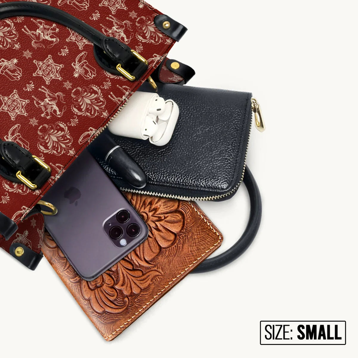  Rodeo Rouge Leather Bag