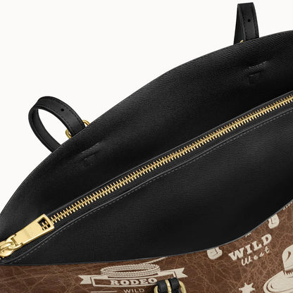  Cowboy Heritage Leather Tote Bag