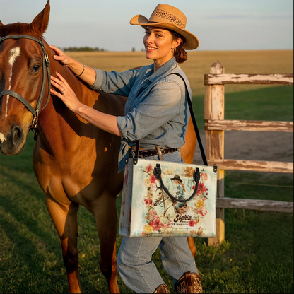  Personalized Wild Grace Leather Bag