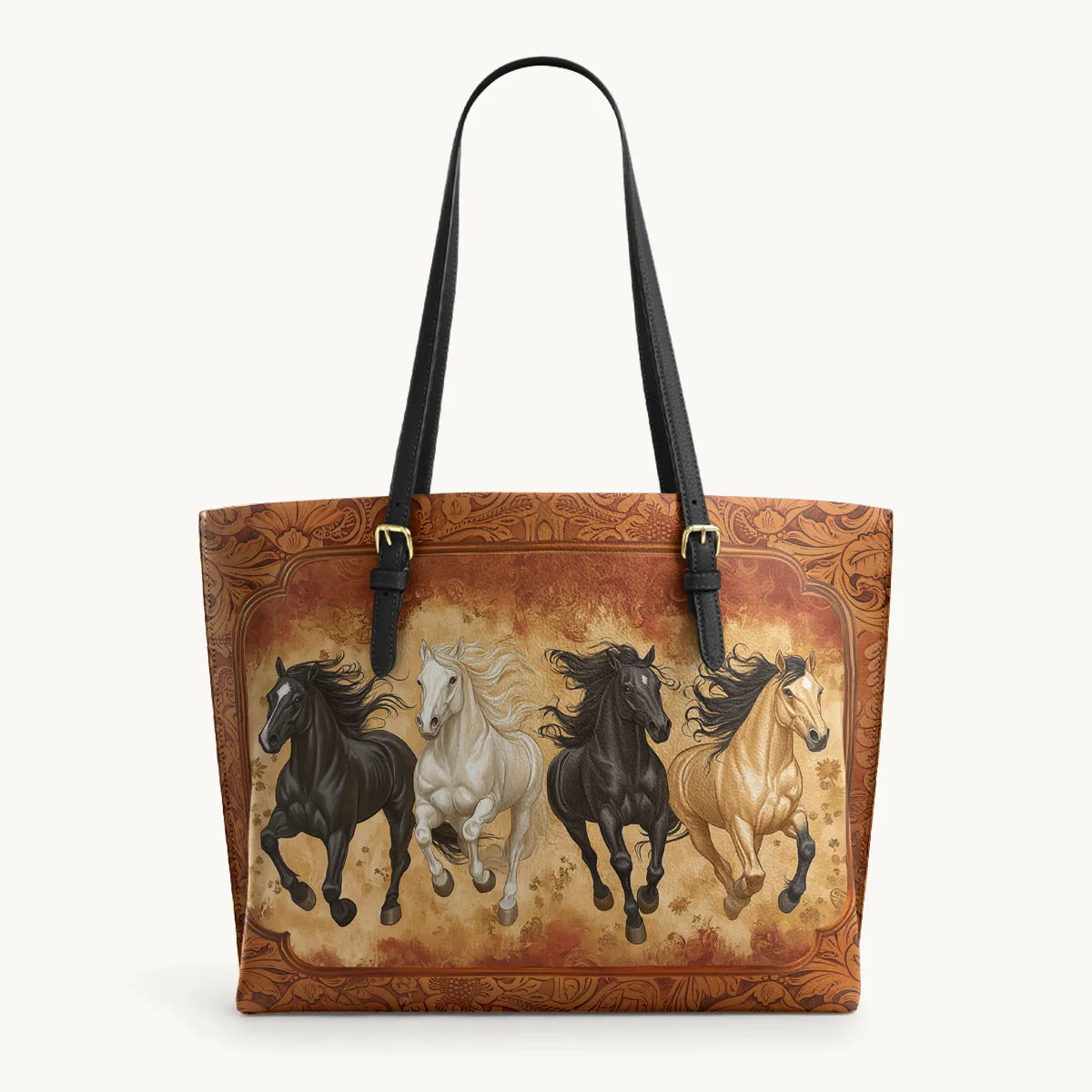  Galloping Horse Legacy Leather Tote Bag