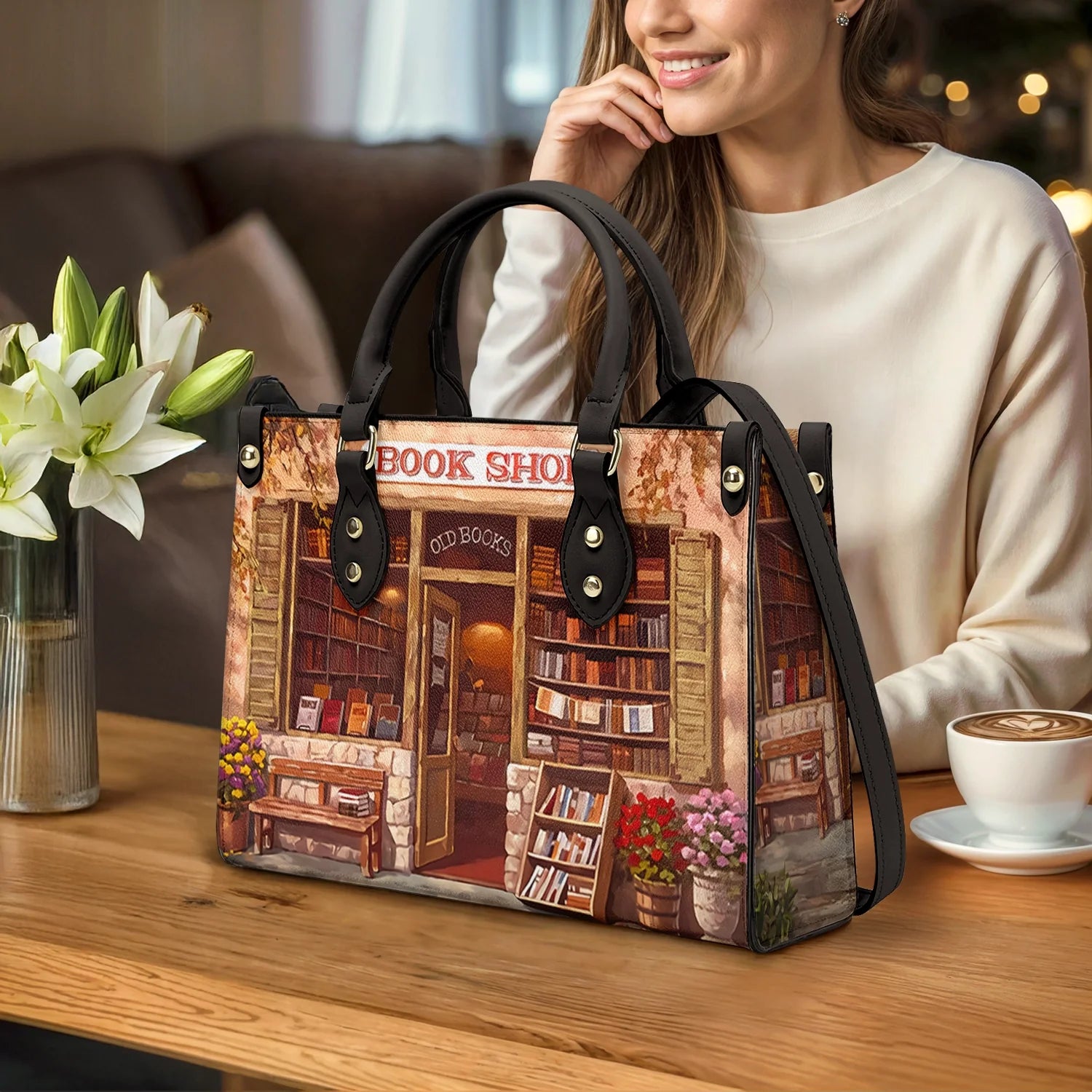  Leather Bag Reading Leather Bag Book Shop