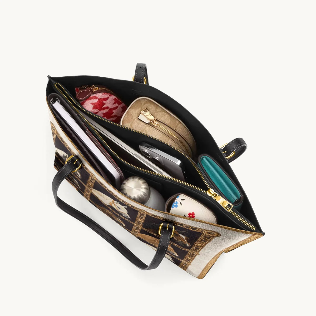  Horse Gallery Grace Leather Tote Bag