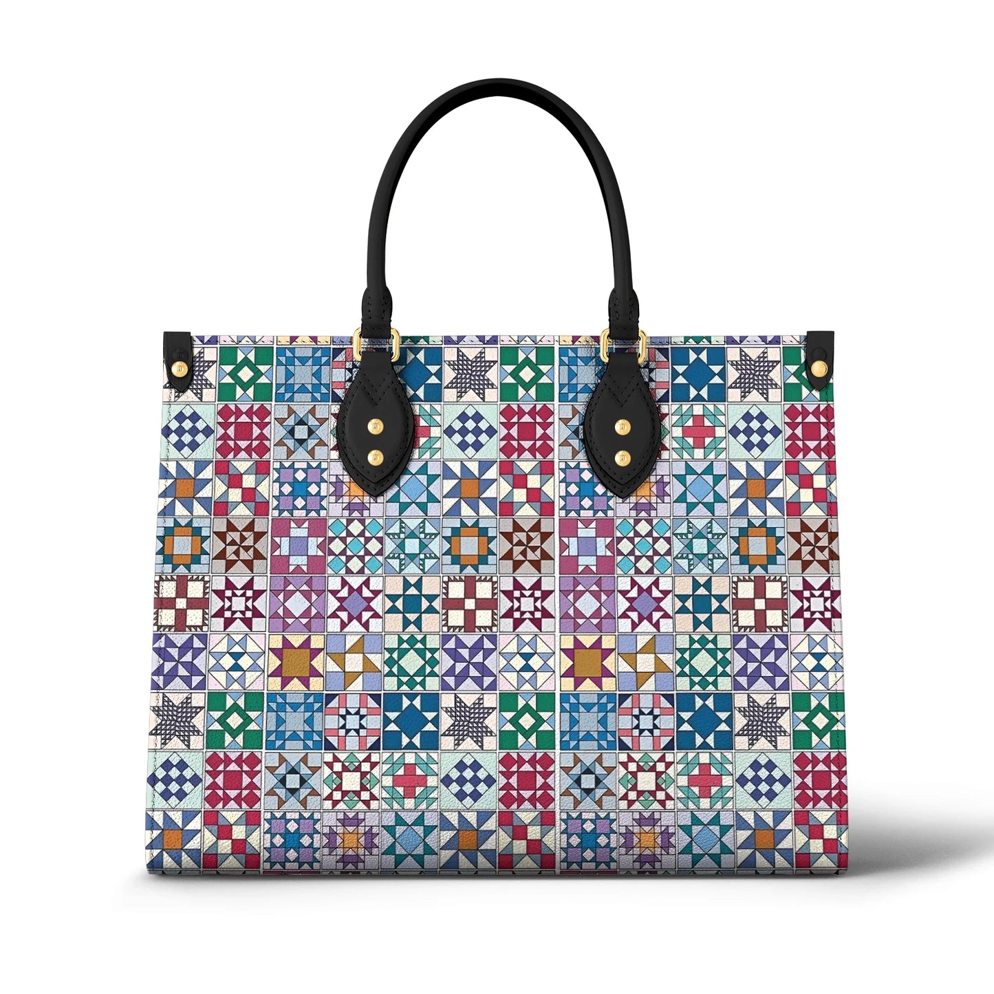  Leather Bag Traditional Quilting Blocks