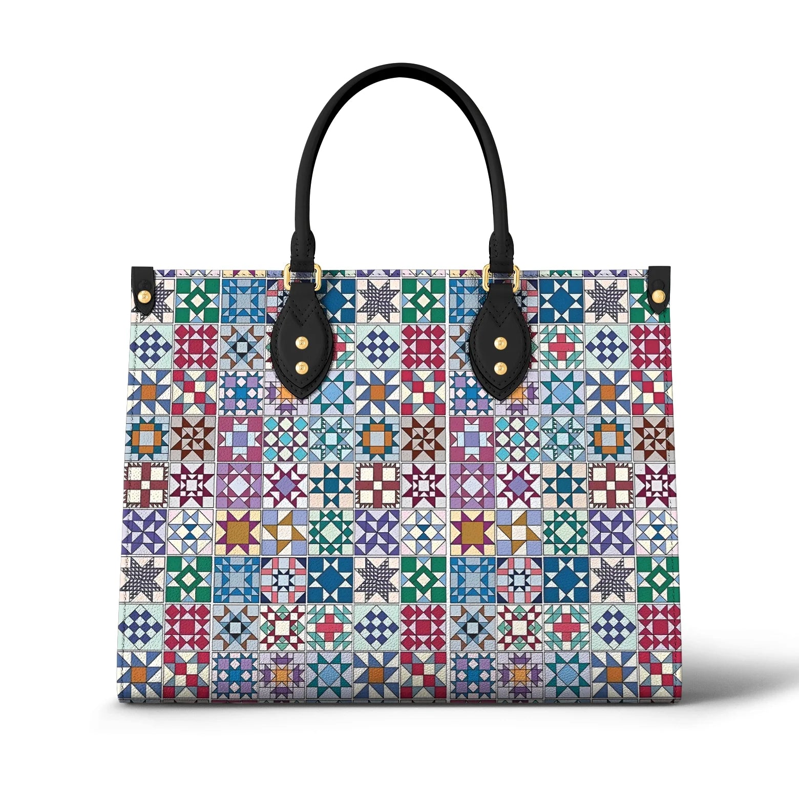  Leather Bag Traditional Quilting Blocks
