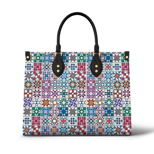  Leather Bag Traditional Quilting Blocks
