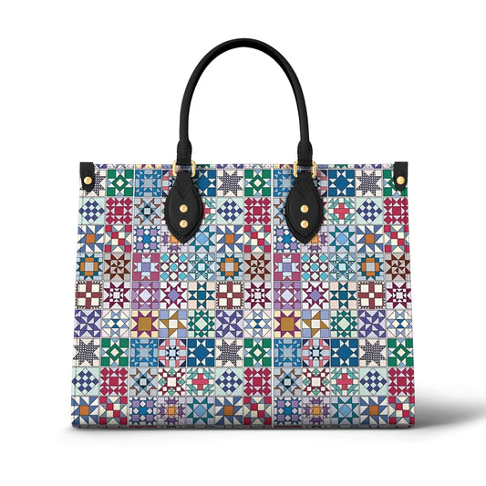  Leather Bag Traditional Quilting Blocks