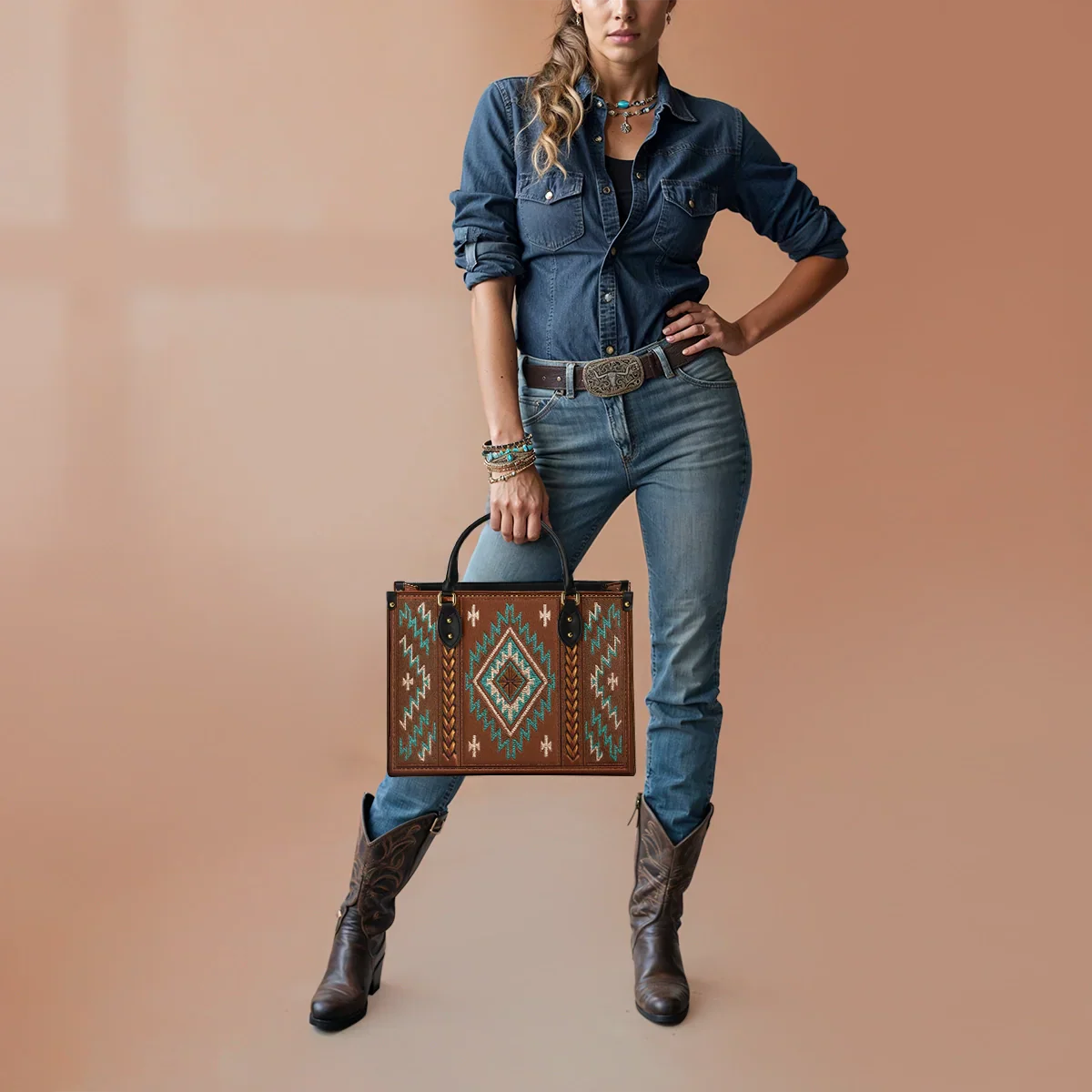  Sundance Echo Leather Bag