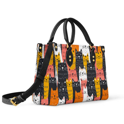  Leather Bag Funny Cats