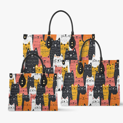  Leather Bag Funny Cats