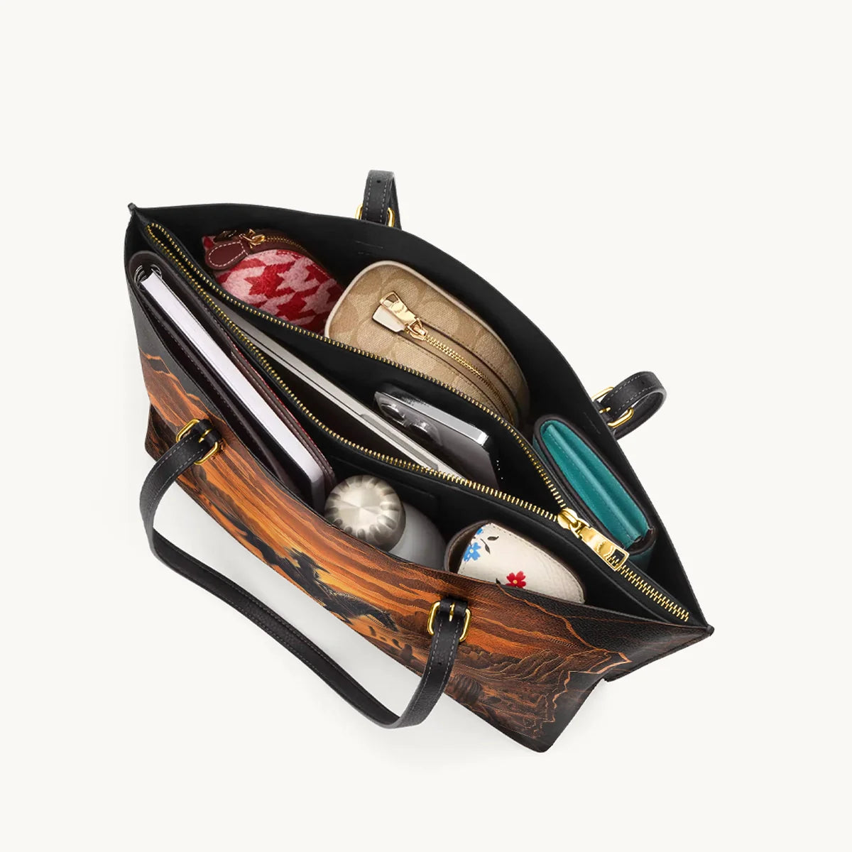  Desert Soul Leather Tote Bag