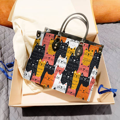  Leather Bag Funny Cats