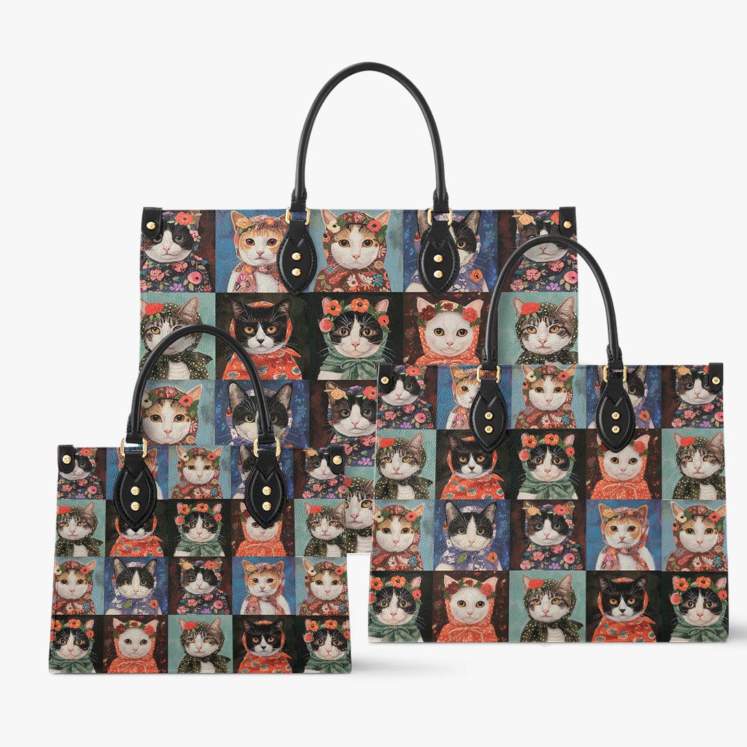  Leather Bag Cat Leather Bag Vintage Cats