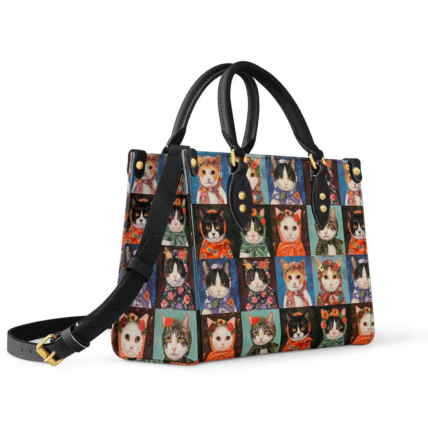  Leather Bag Cat Leather Bag Vintage Cats
