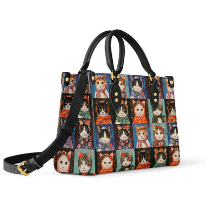  Leather Bag Cat Leather Bag Vintage Cats
