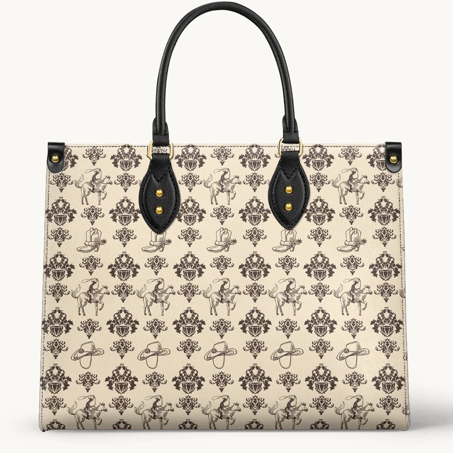  Cowboy Toile Leather Bag