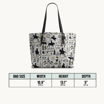  Rodeo Spirit Leather Tote Bag