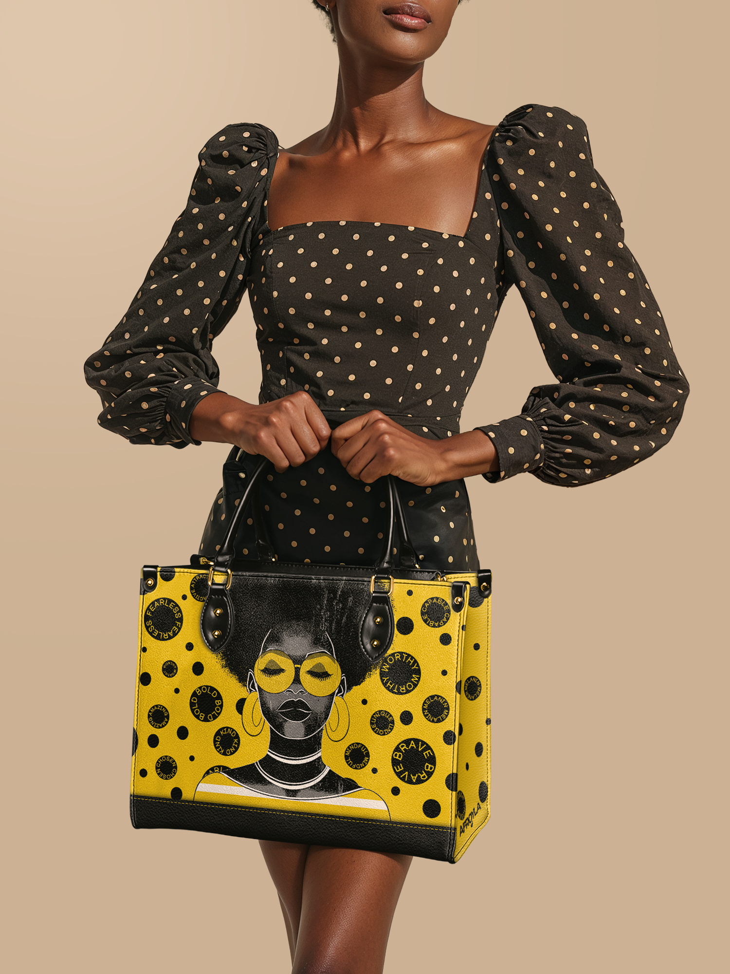 "Fahari" Marigold Pop Leather Handbag Deal