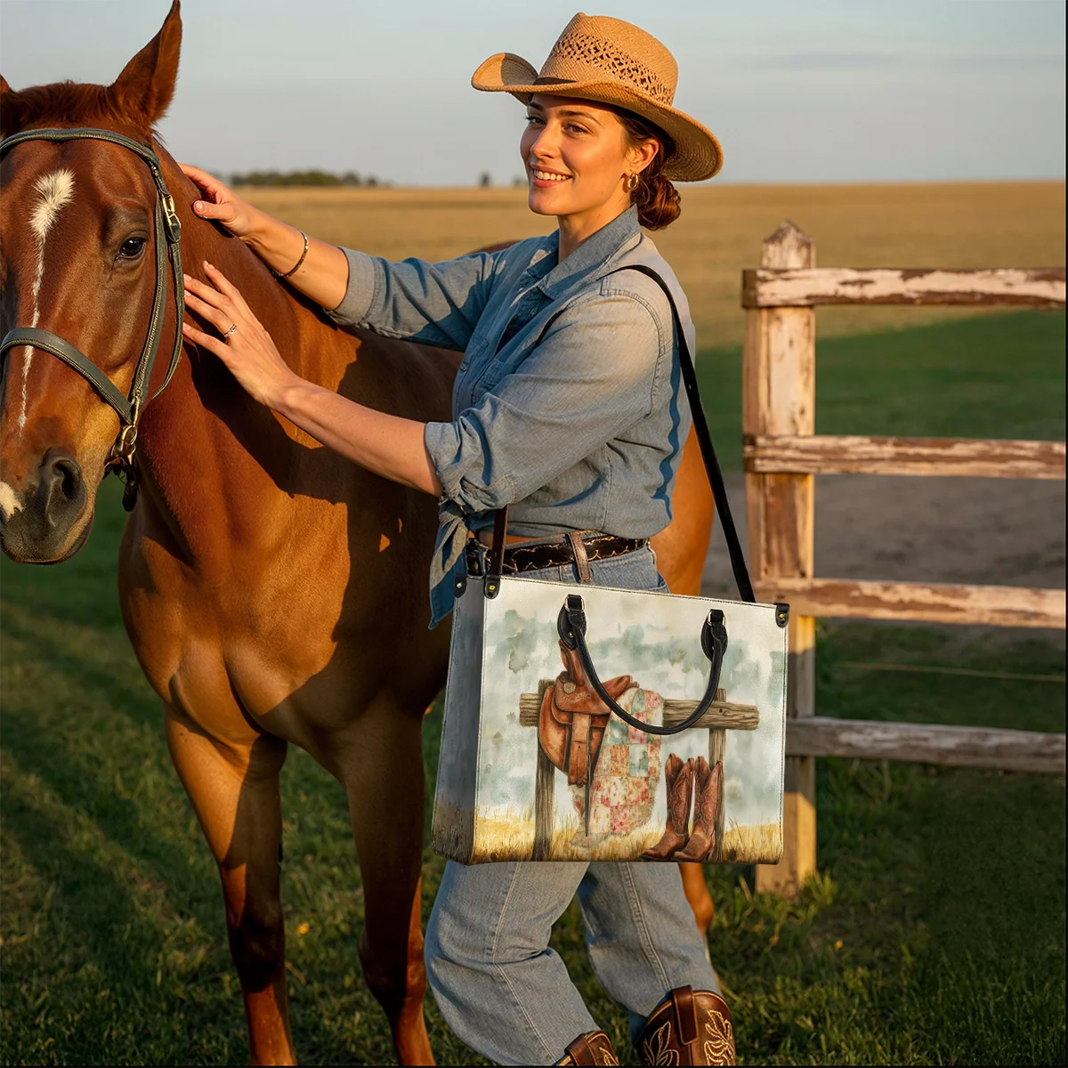 Prairie Rest Leather Bag