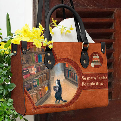  Leather Bag Reading Leather Bag So Many Books Ver2