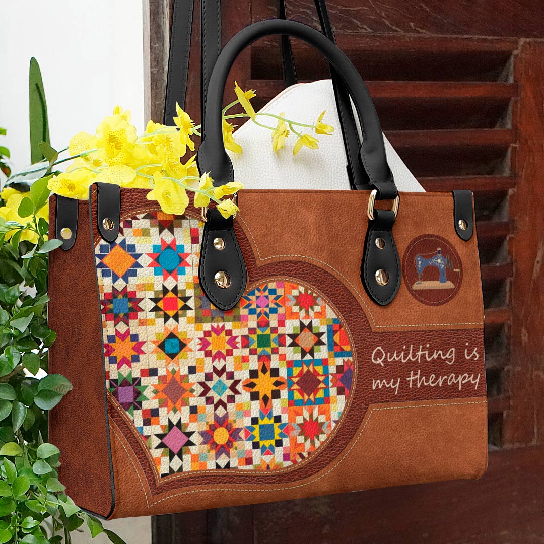  Leather Bag Dog Mom Loves Quilt