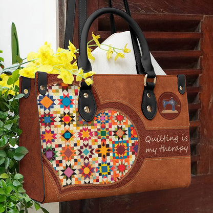  Leather Bag Dog Mom Loves Quilt