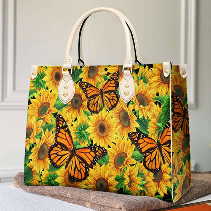  Leather Bag Hippie Leather Bag Gorgeous Sunflowers