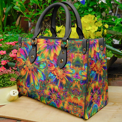  Leather Bag Gorgeous Flower Power