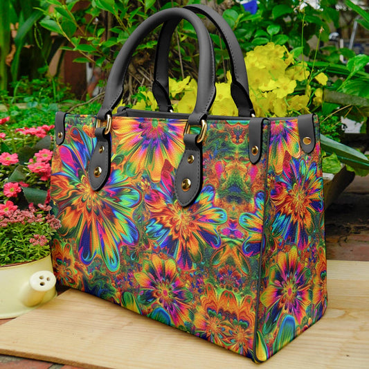  Leather Bag Gorgeous Flower Power