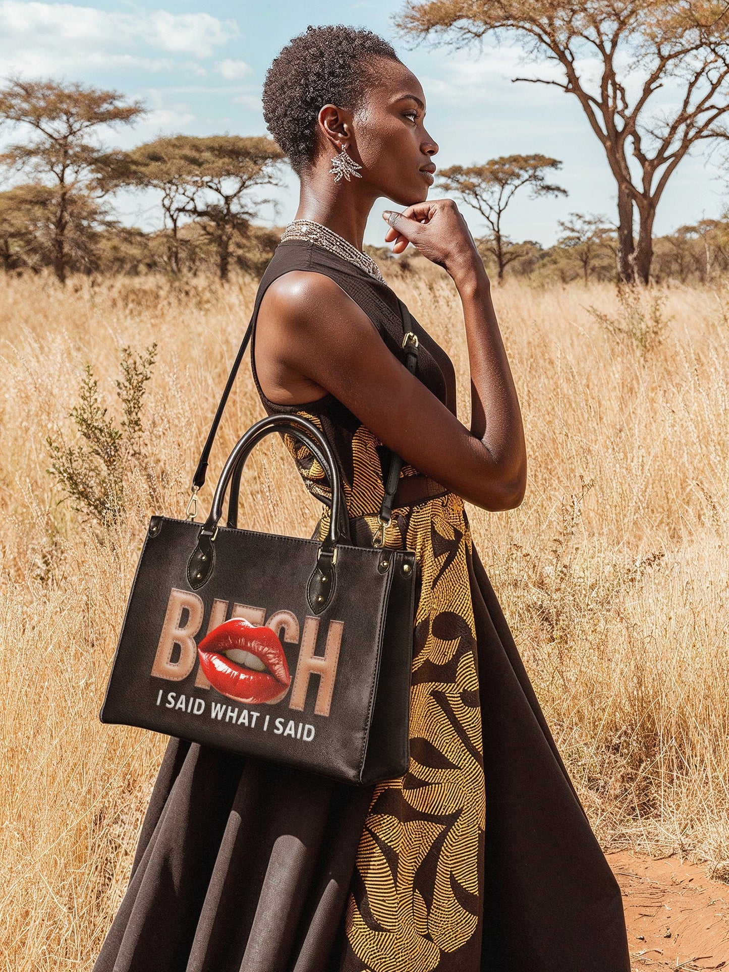 "Teyana" Leather Handbag