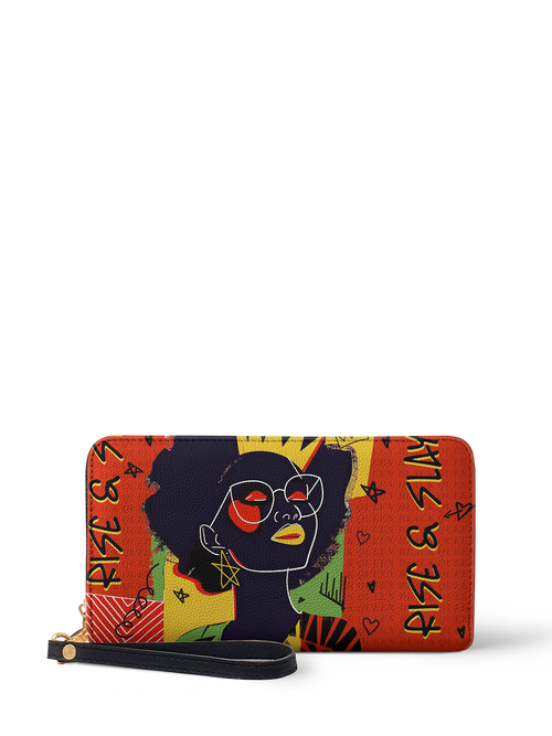 "Aina" Flame Red Wallet
