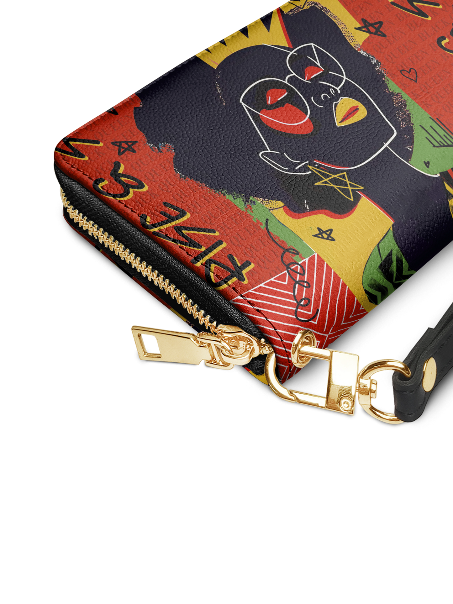 "Aina" Flame Red Wallet