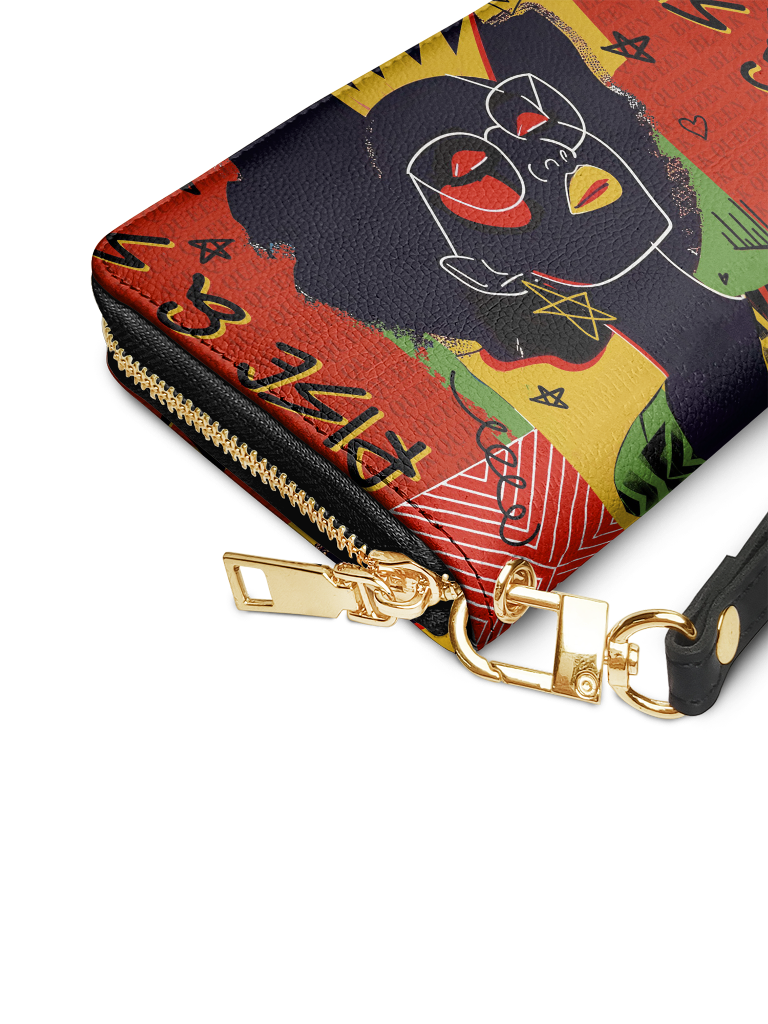 "Aina" Flame Red Wallet