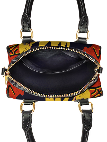 "Aina" Flame Red Mini Satchel