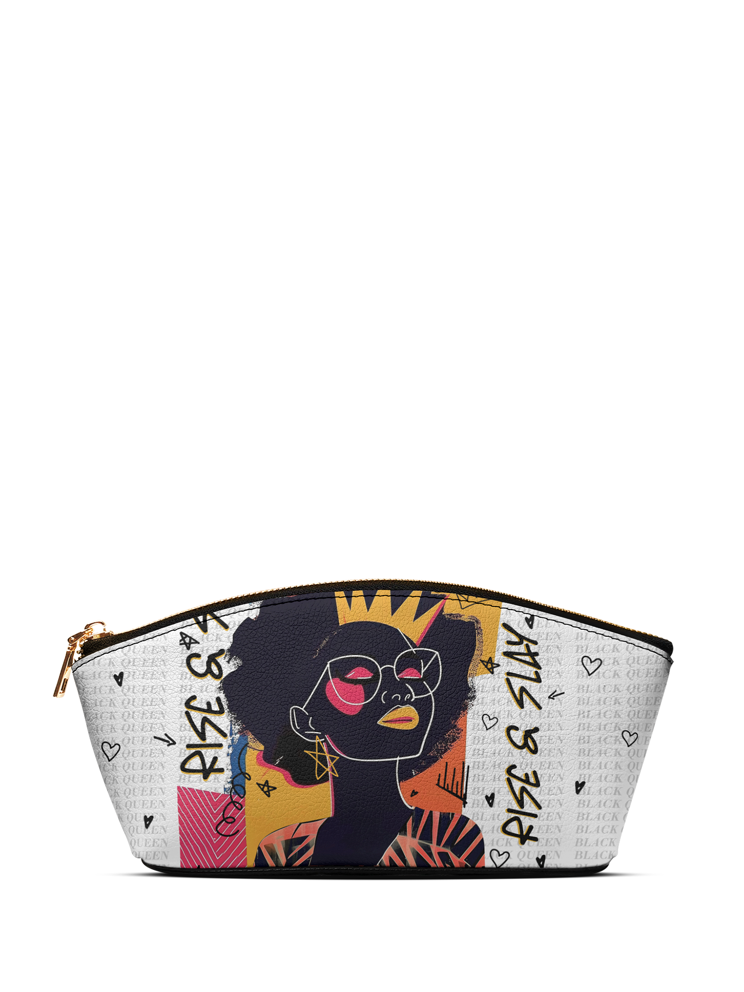 "Aina" Coconut White Eclipse Makeup Bag